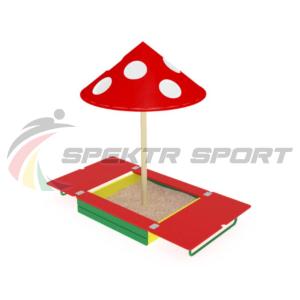Купить Песочница с крышкой и грибком ИО 512 в Клине 