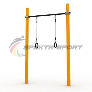 Купить Турник классический для занятий Воркаут с кольцами SP WRK-07 + Rings_76mm в Клине 