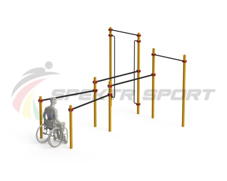 Купить Спортивный комплекс для инвалидов-колясочников WRK-D19_76mm в Клине 