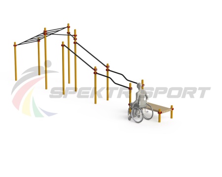 Купить Спортивный комплекс для инвалидов-колясочников WRK-D22_76mm в Клине 