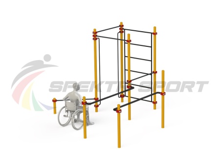 Купить Спортивный комплекс для инвалидов-колясочников WRK-D18_76mm в Клине 